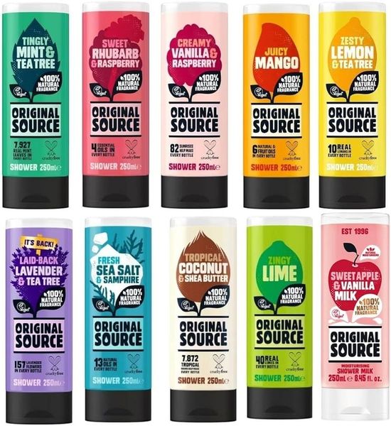 Sữa Tắm Original Source Sweet Rhubarb & Raspberry Body wash hương Đại hoàng và Mâm xôi 250ml