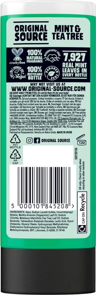 Sữa Tắm Original Source Mint & Tea tree Body wash hương Bạc Hà và tràm trà 250ml