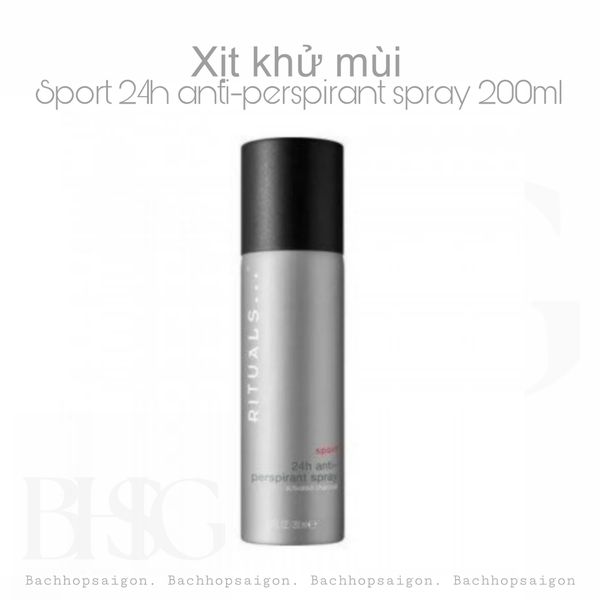 Xịt chống mồ hôi The Rituals sport  Anti-perspirant Spray 24h