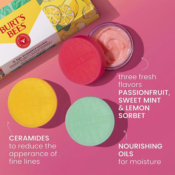 Sáp dưỡng môi nguồn gốc tự nhiên với bộ 3 mùi hương Burt's Bees Lip Butter