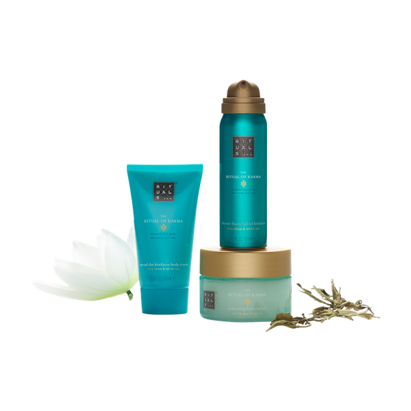 Trial set - Bộ Body mini Lotus & White Tea The Rituals of Karma