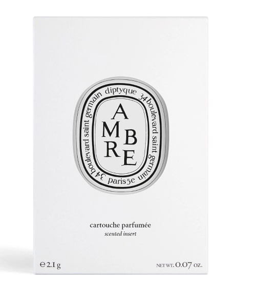 Kẹp thơm xe Diptyque  Insert for diffuser Ambre / Amber 2.1g