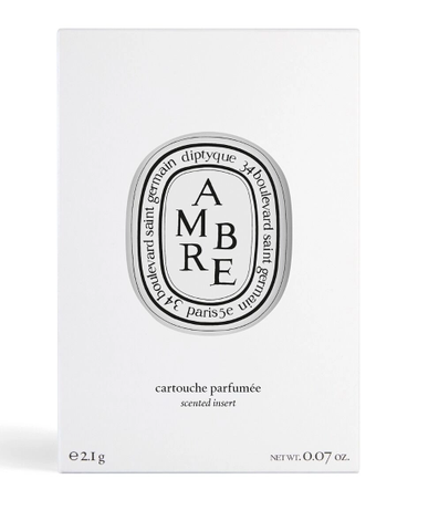 Kẹp thơm xe Diptyque  Insert for diffuser Ambre / Amber 2.1g