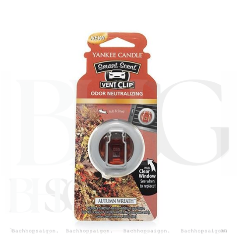Kẹp cửa gió thơm xe hương mùa thu Autumn Wreath Yankee Candle