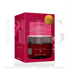 Set Kem dưỡng body The Rituals of Ayurveda Body cream 220ml and Refill