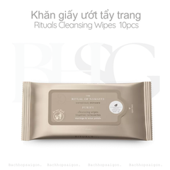 Khăn giấy ướt tẩy trang Rituals of namaste Cleansing Wipes 10pcs