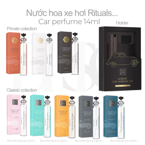 Hộp đựng Nước hoa ô tô Rituals Car perfumer & Refill
