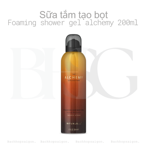Sữa tắm tạo bọt the Rituals of Alchemy foaming shower gel 200ml - phiên bản giới hạn