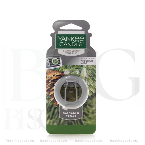 Kẹp cửa gió thơm xe hương Rừng thông Balsam & Cedar Yankee Candle