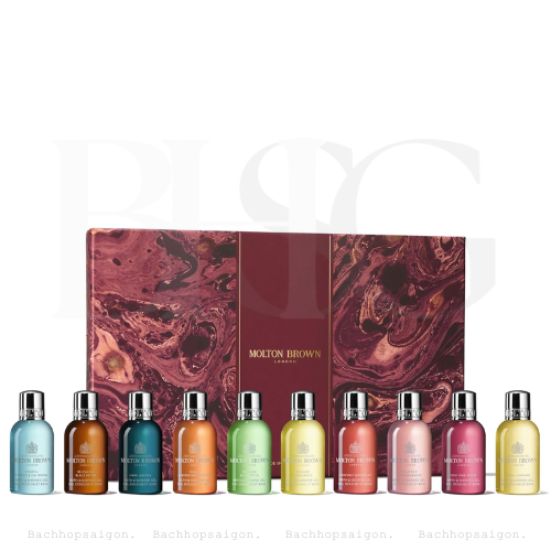 Gift Set Sữa tắm tạo bọt Molton Brown Bath & Shower Gel 50mlx10
