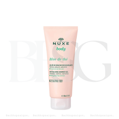 Gel tắm  tạo bọt hương nước hoa Nuxe Revitalising Shower Gel Reve de thé 200ml