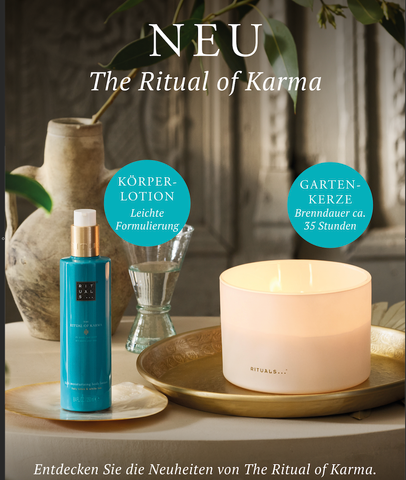Nến thơm Rituals of Karma Scented Garden Candle dòng classic 600g