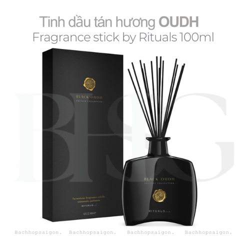 Tinh dầu tán hương Black Oudh The Ritual Private Collection Fragrance Sticks 450ML