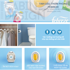 Tinh dầu khử mùi Toilet Febreze Crocus  & Bluebell 7.5ml