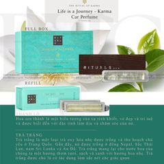 Refill Sáp thơm ô tô The Rituals of Holy Lotus Karma car perfume