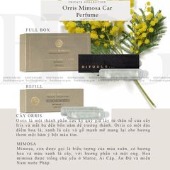 Refill Sáp thơm ô tô The Rituals of Mimosa car perfume
