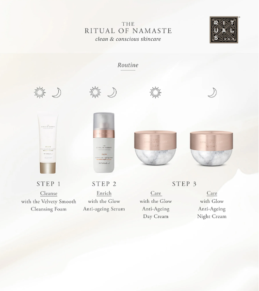 Glow - Huyết thanh chống lão hóa Rituals of Namaste Anti-Ageing Serum serum 30ml