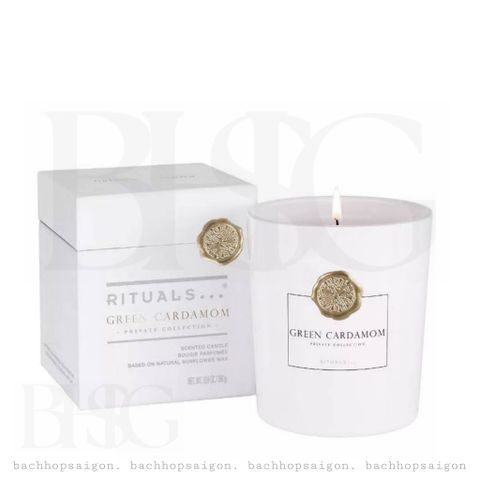 Nến thơm  Rituals  GREEN CARDAMOM Scented Candle Private collection 360g