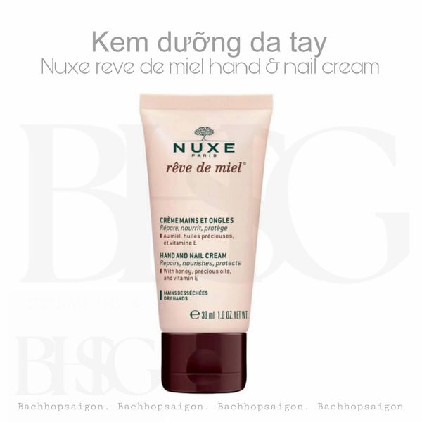 Kem dưỡng da tay và móng Nuxe Reve de Miel  hand and nail cream