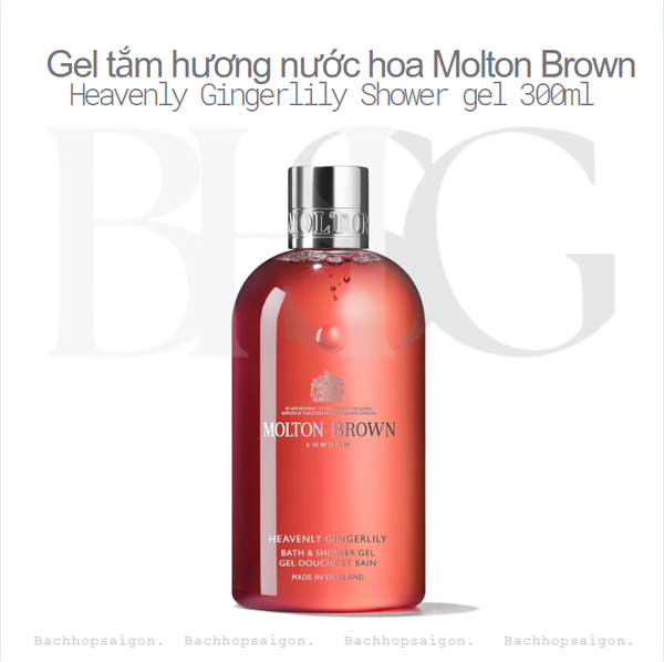 Sữa tắm tạo bọt Molton Brown Heavenly Gingerlily Bath & Shower Gel 300ml