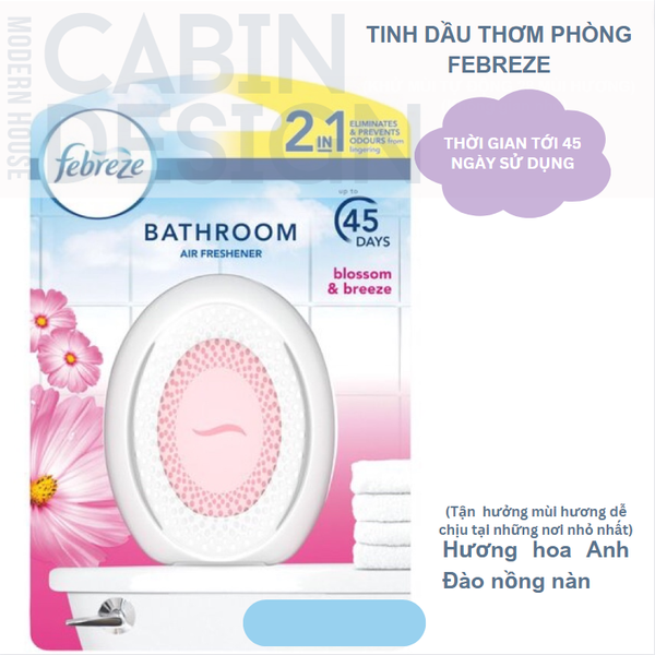 Tinh dầu khử mùi Toilet Febreze Blossom & Breeze 7.5ml