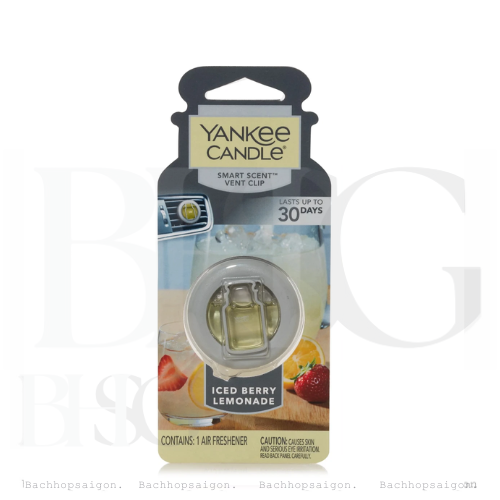 Kẹp cửa gió thơm  xe hương nước chanh đá Iced Berry Lemonade Yankee Candle