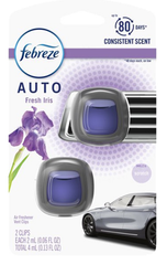 Tinh dầu Thơm xe Febreze car Fresh Iris 2x2ml