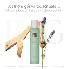 Xịt thơm gối & cơ thể The Rituals JING SLEEP Pillow and body mist 20ml