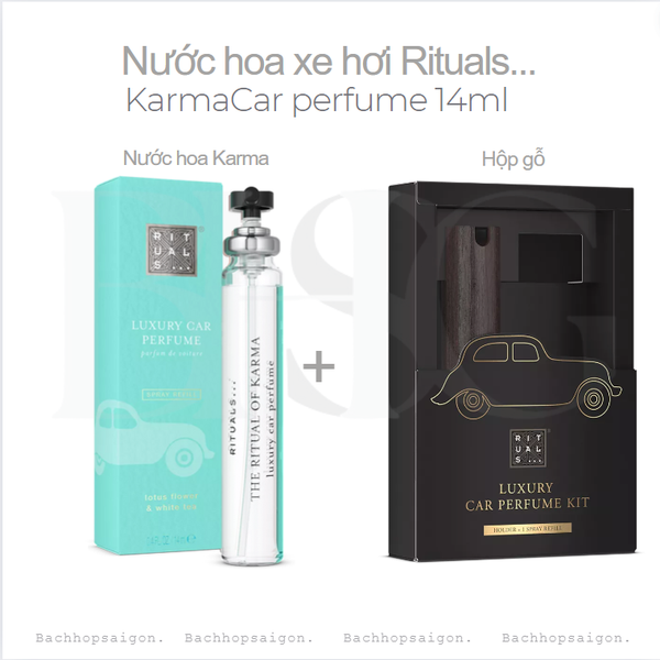 Hộp đựng Nước hoa ô tô Rituals Car perfumer & Refill