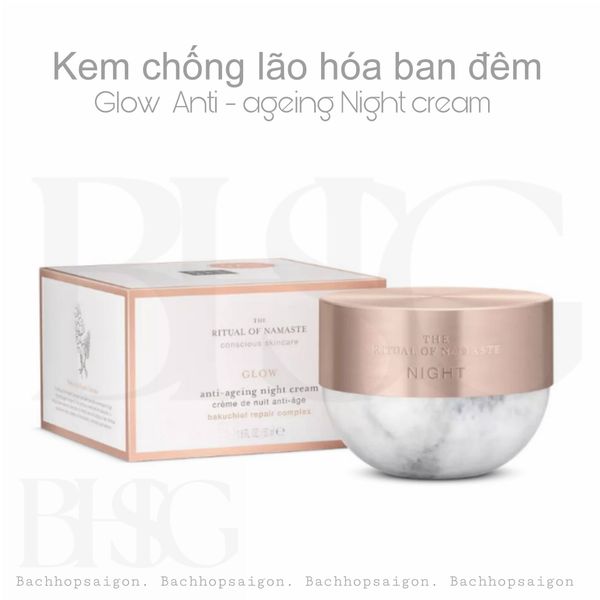 Glow - Kem dưỡng  ban đêm chống lão hóa Rituals of Namaste Anti-Ageing N night cream 50ml