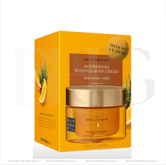 Set Kem dưỡng body The Rituals of Mehr Body cream & Refill 220ml