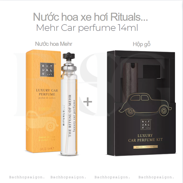 Hộp đựng Nước hoa ô tô Rituals Car perfumer & Refill