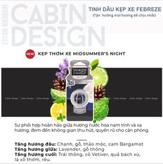 Kẹp cửa gió thơm xe Đêm hè Midsummer Night  Yankee Candle