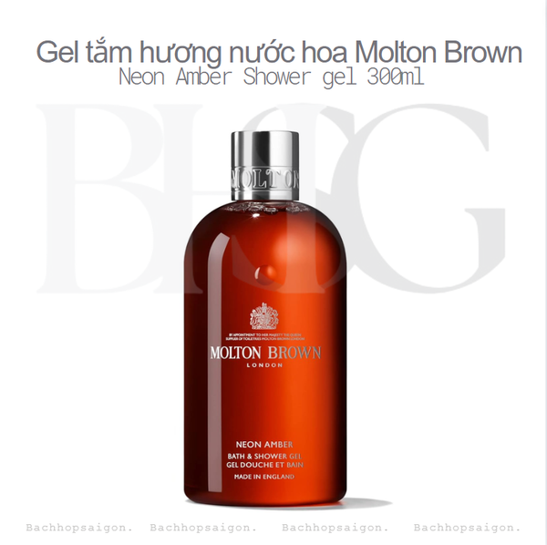 Sữa tắm tạo bọt Molton Brown Neon Amber Bath & Shower Gel 300ml
