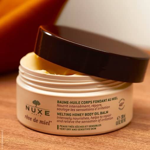 Dầu dưỡng thể mật ong tan chảy Nuxe Reve De Miel Honey body oil balm