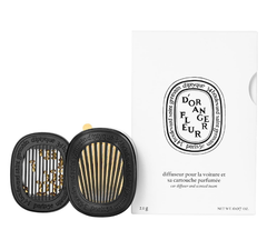 Kẹp thơm xe Diptyque Car Diffuser And Insert Fleur d’Oranger / Orange Blossom 2.1g
