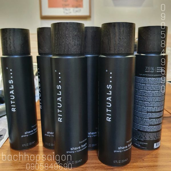 Kem tạo bọt cạo râu dành cho nam Rituals of Homme Shaving Gel 200ml