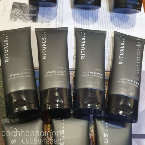 Kem cạo râu mềm mịn The Rituals of Homme shave cream 70ml