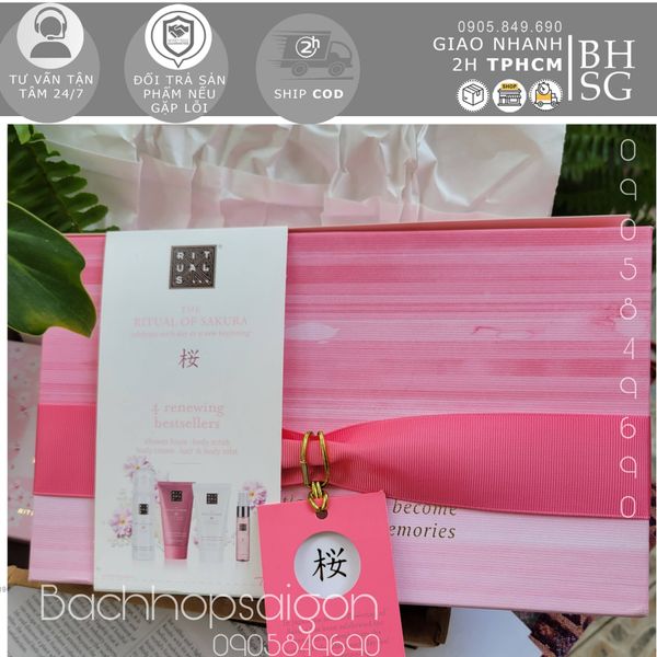 Gift Set - The Rituals of Sakura quà tặng sữa tắm dưỡng thể và bodymist