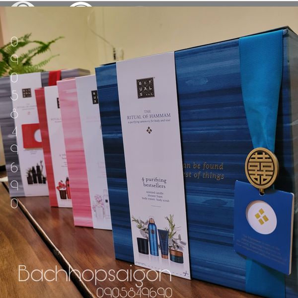 Gift set - bộ quà tặng chăm sóc da The Rituals of hamman