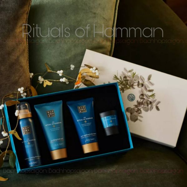 Gift set -  The Rituals of Hammam bộ quà tặng tắm dưỡng ẩm và nến thơm