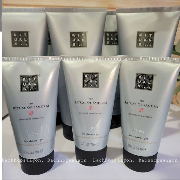 Gel tắm mát lạnh The Rituals of Sport Cooling shower gel 70ml