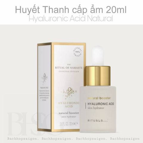 Tinh Chất dưỡng da The Rituals of Namaste Hyaluronic Acid Natural booster serum 20ml