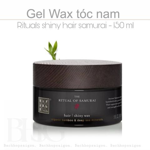 Gel vuốt tóc tạo kiểu nam giới The Rituals shiny hair wax - Samurai 150ml
