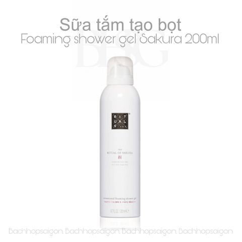 Sữa tắm tạo bọt Ritual of SAKURA shower gel 200ml