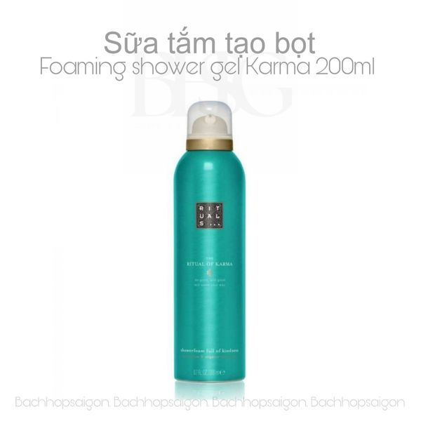 Sữa tắm tạo bọt the Rituals of KARMA foaming shower gel 200ml
