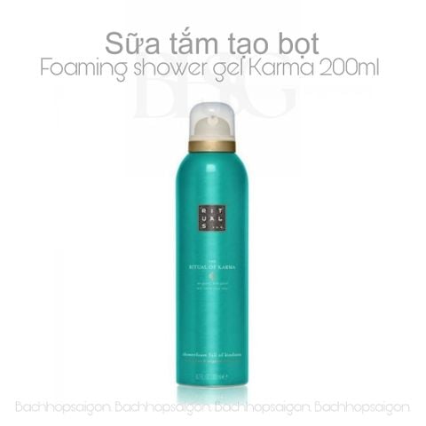 Sữa tắm tạo bọt the Rituals of KARMA foaming shower gel 200ml