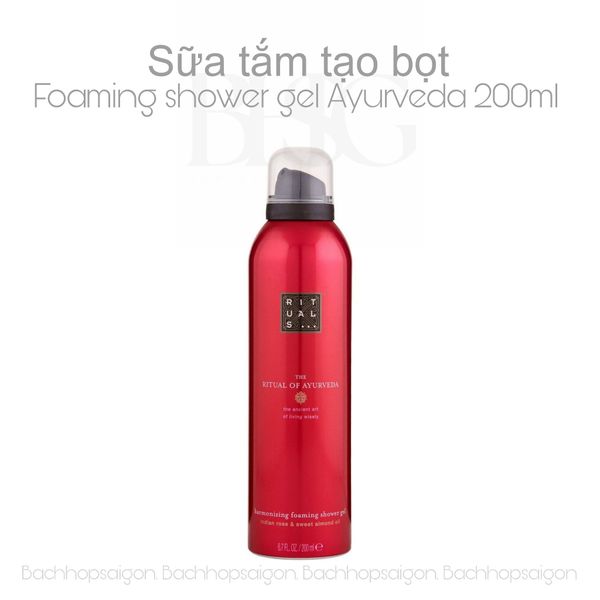 Sữa tắm tạo bọt the Rituals of Ayurveda foaming shower gel 200ml