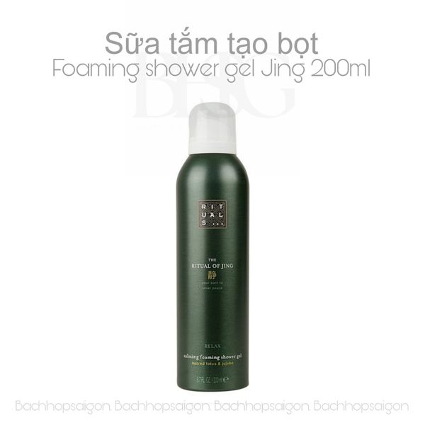 Sữa tắm tạo bọt the Rituals of Jing Relax foaming shower gel 200ml