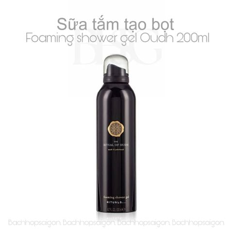 Sữa tắm tạo bọt The Rituals of OUDH foaming shower gel thơm ấm trầm hương 200ml